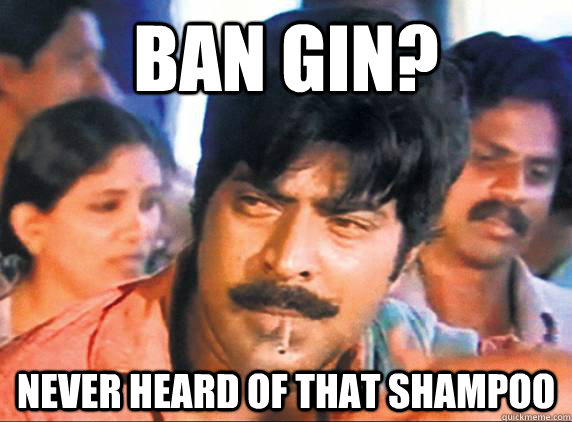 ban gin? Never heard of that shampoo - ban gin? Never heard of that shampoo  cool indian guy