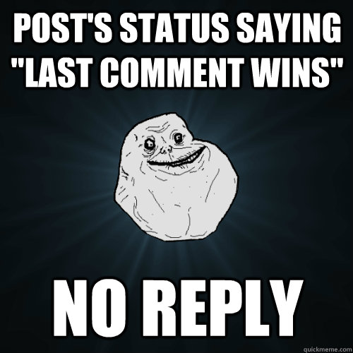Post's Status Saying 