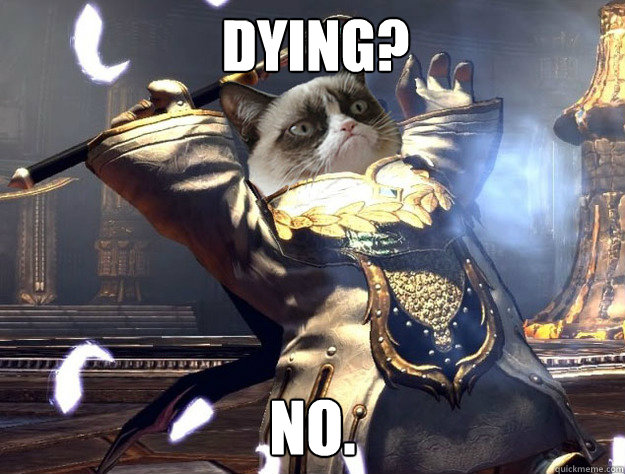 Dying? NO.  TERA Grumpori