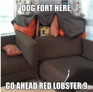 Dog Fort here. Go ahead Red Lobster 9  