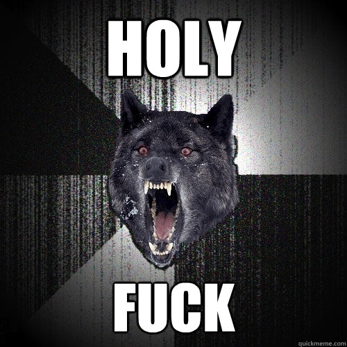 holy fuck  Insanity Wolf