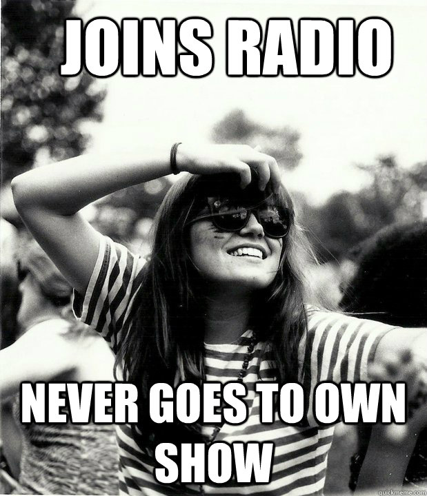 Joins radio never goes to own show  Georgetown Hipster