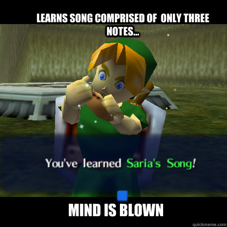 Learns song comprised of  only three notes... MIND IS BLOWN - Learns song comprised of  only three notes... MIND IS BLOWN  Stoner Link