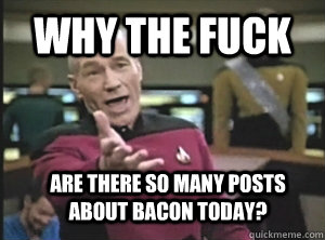 Why the fuck are there so many posts about bacon today?  Annoyed Picard