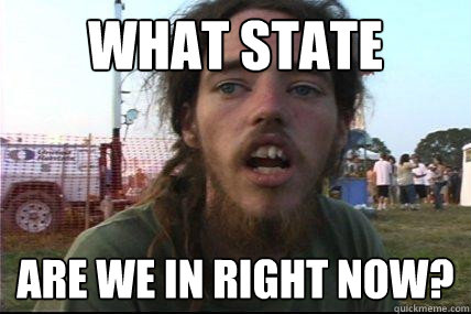 what state are we in right now?  Wook 17