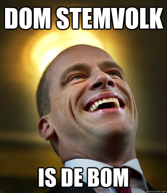 Dom stemvolk  Is de bom  - Dom stemvolk  Is de bom   Saint Samson