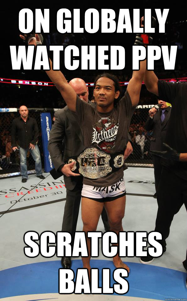 on globally watched ppv scratches balls  