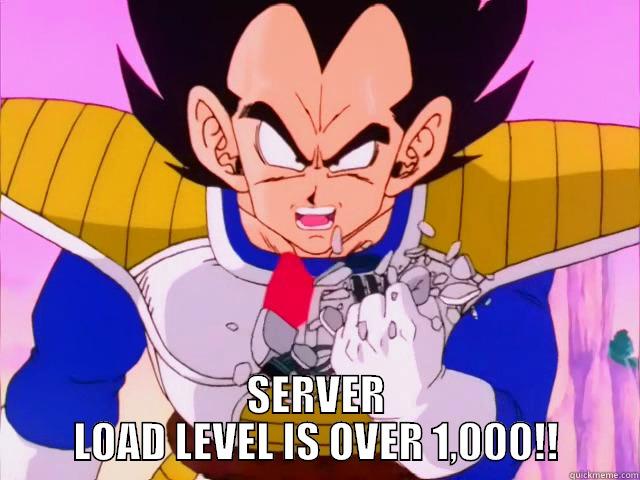  SERVER LOAD LEVEL IS OVER 1,000!! Misc