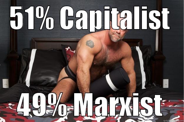 51% CAPITALIST 49% MARXIST Gorilla Man