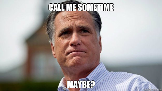 Call me sometime Maybe? - Call me sometime Maybe?  Misc