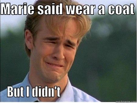 MARIE SAID WEAR A COAT  BUT I DIDN'T                                1990s Problems
