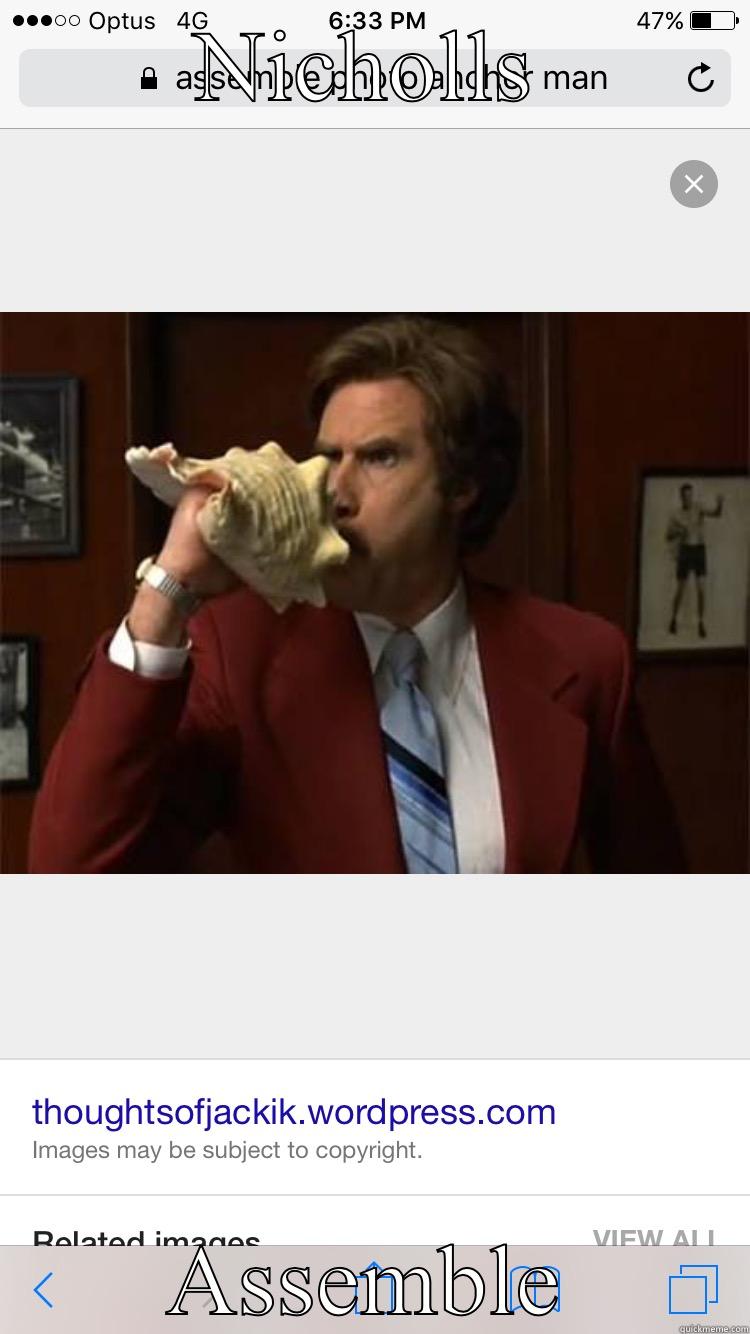 NICHOLLS ASSEMBLE Misc