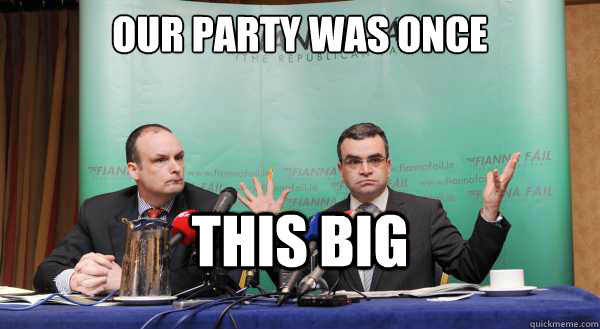 Our party was once This BIg  