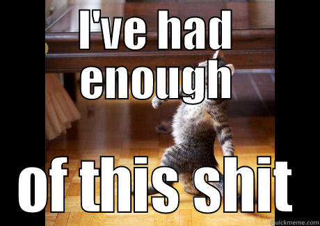 this shit - I'VE HAD ENOUGH OF THIS SHIT Misc