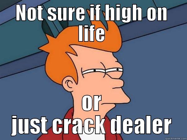 Merp merp herp derp - NOT SURE IF HIGH ON LIFE OR JUST CRACK DEALER Futurama Fry