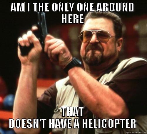 AM I THE ONLY ONE AROUND HERE THAT DOESN'T HAVE A HELICOPTER Am I The Only One Around Here