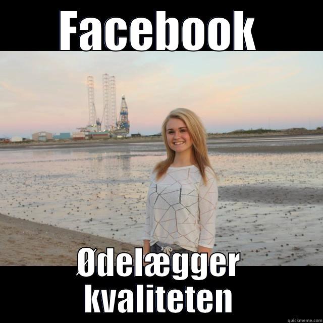FACEBOOK ØDELÆGGER KVALITETEN Misc
