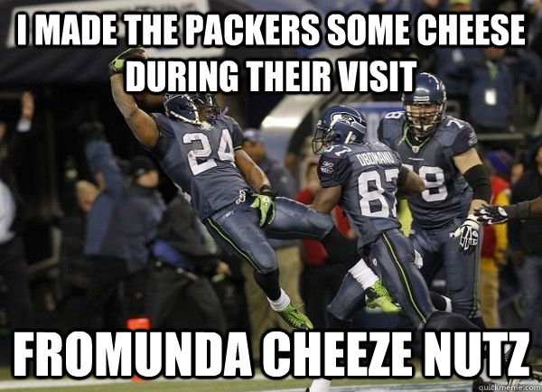 I made the packers some cheese during their visit Fromunda cheeze nutz - I made the packers some cheese during their visit Fromunda cheeze nutz  Packers Cheese