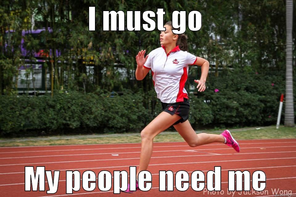 I MUST GO MY PEOPLE NEED ME Misc