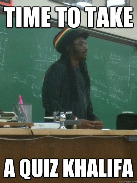 TIME TO TAKE  A QUIZ KHALIFA - TIME TO TAKE  A QUIZ KHALIFA  Misc