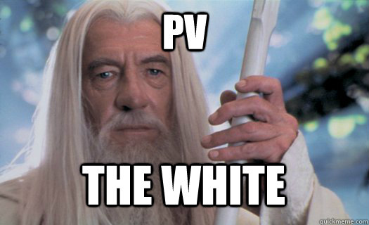 PV The white - PV The white  Gandalf the White