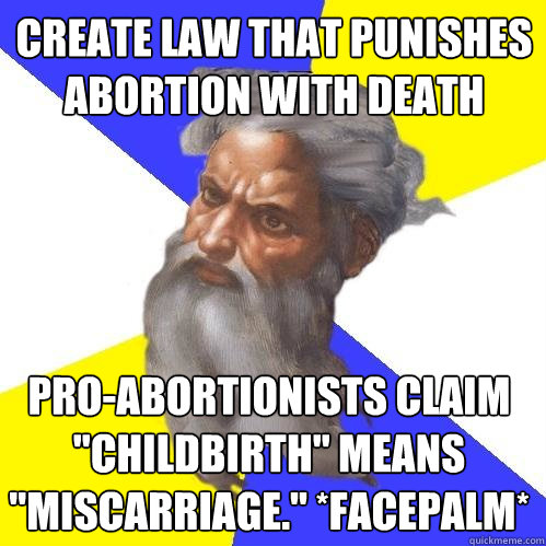 create law that punishes abortion with death pro-abortionists claim 