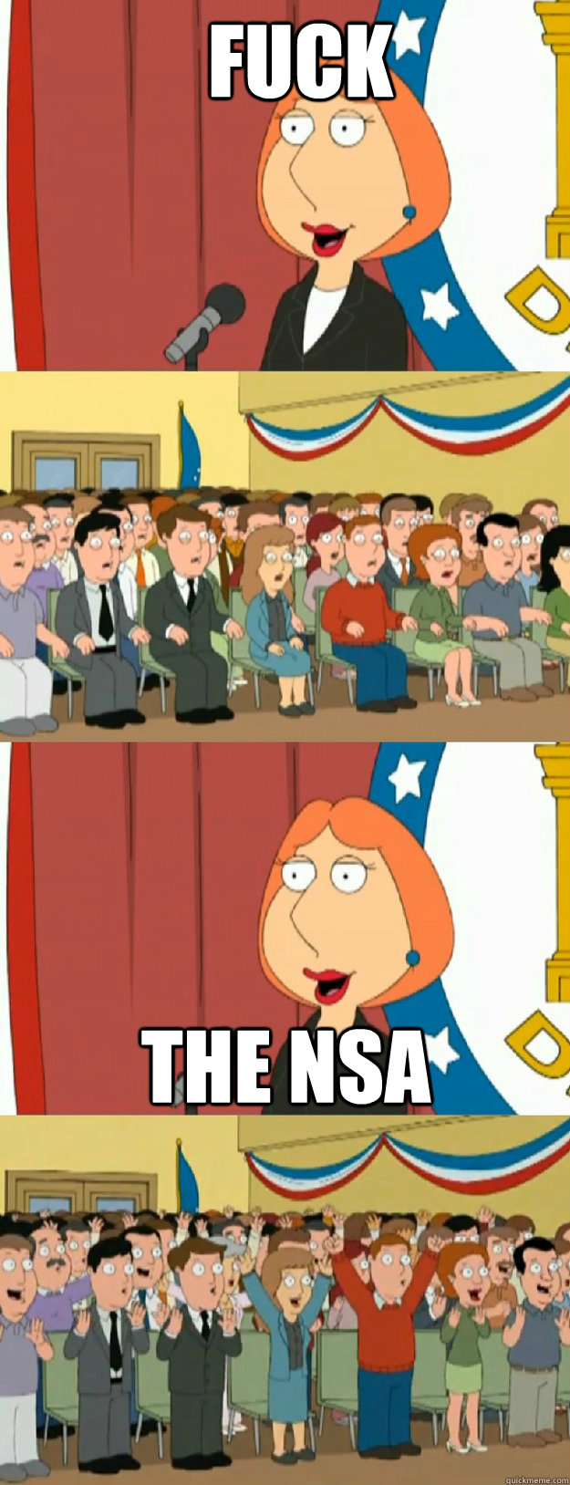 FUCK THE NSA - FUCK THE NSA  Lois Griffin