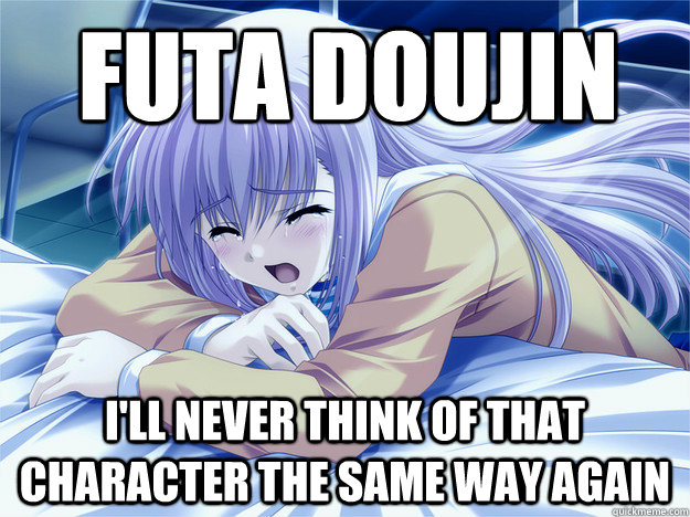 futa doujin i'll never think of that character the same way again - futa doujin i'll never think of that character the same way again  Anime world problems