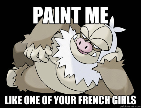 paint me like one of your french girls - paint me like one of your french girls  sexy slaking