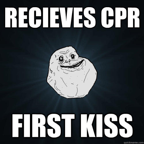 Recieves cpr first kiss  