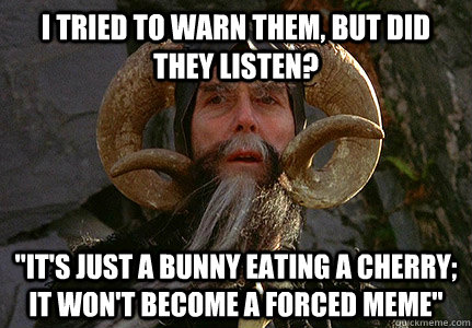 I tried to warn them, but did they listen? 
