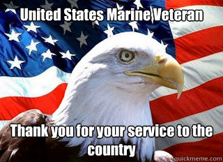 United States Marine Veteran Thank you for your service to the country - United States Marine Veteran Thank you for your service to the country  American eagle and flag