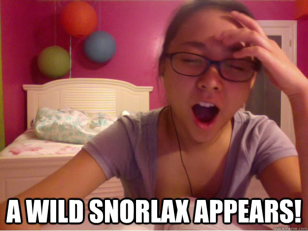  a wild snorlax appears! -  a wild snorlax appears!  Oww Owww Zhao