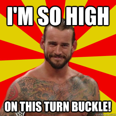 I'm so high on this turn buckle!  