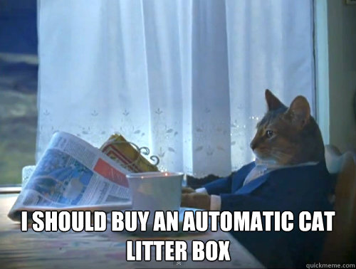  I should buy an automatic cat litter box  The One Percent Cat