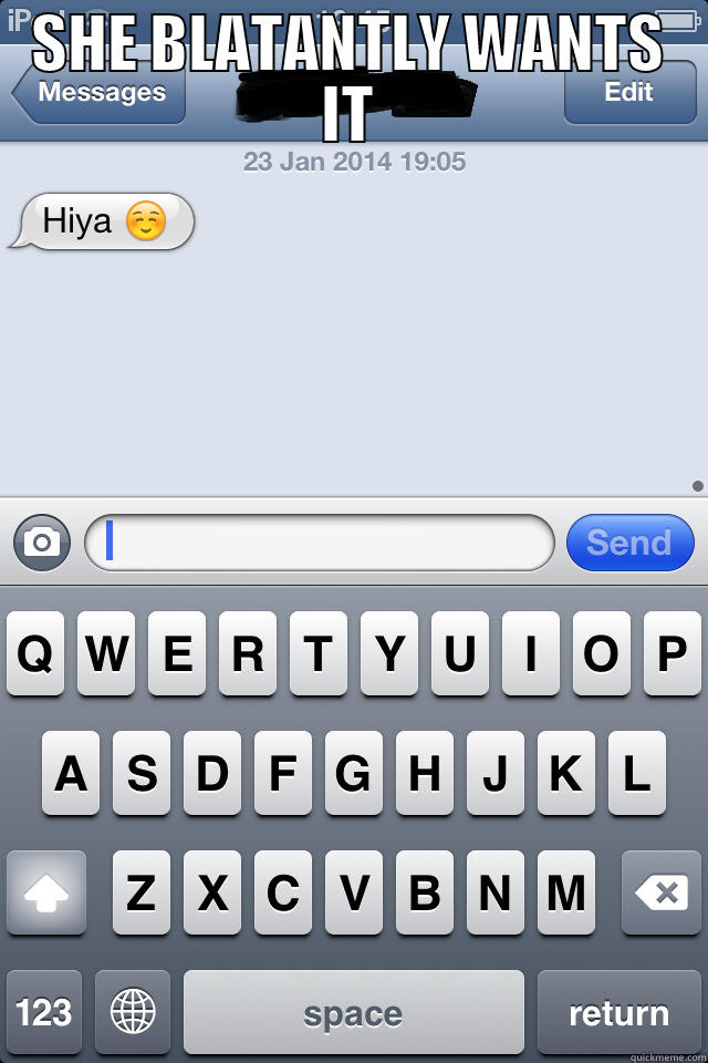 SHE BLATANTLY WANTS IT  Misc