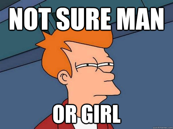 Not sure man or girl  Futurama Fry