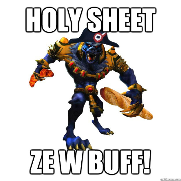 Holy sheet ze w buff! - Holy sheet ze w buff!  Crvor Warwich