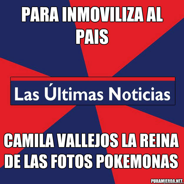 para inmoviliza al pais camila vallejos la reina de las fotos pokemonas - para inmoviliza al pais camila vallejos la reina de las fotos pokemonas  Las Ultimas Noticias
