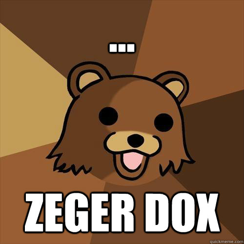... Zeger Dox  Pedobear