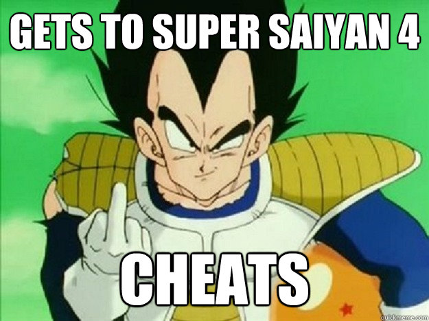 Gets to super saiyan 4 Cheats  