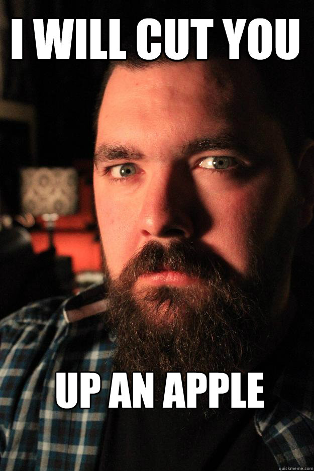 I will cut you Up an apple  Dating Site Murderer
