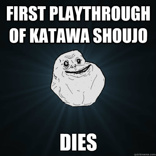 first playthrough of katawa shoujo dies - first playthrough of katawa shoujo dies  Misc