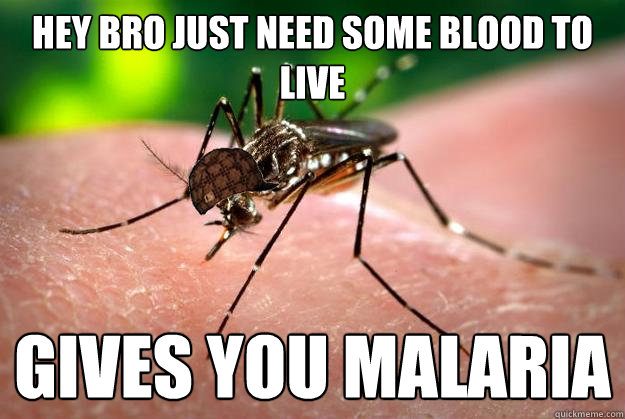 Hey bro just need some blood to live gives you malaria - Hey bro just need some blood to live gives you malaria  Misc