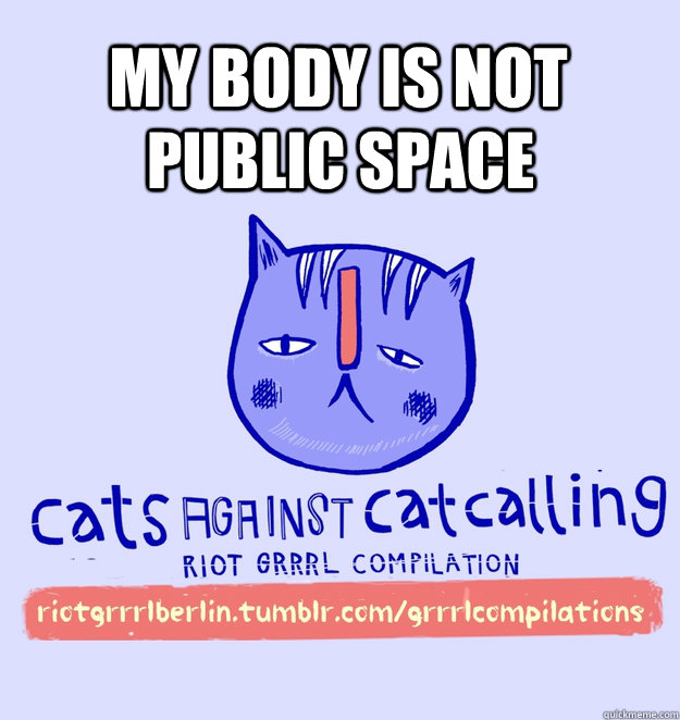 my body is not public space - my body is not public space  cats against catcalling