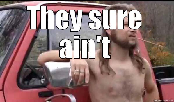 THEY SURE AIN'T  Almost Politically Correct Redneck