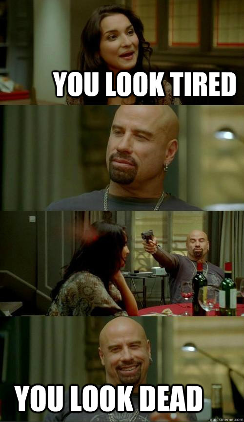 you look tired you look dead - you look tired you look dead  Skinhead John
