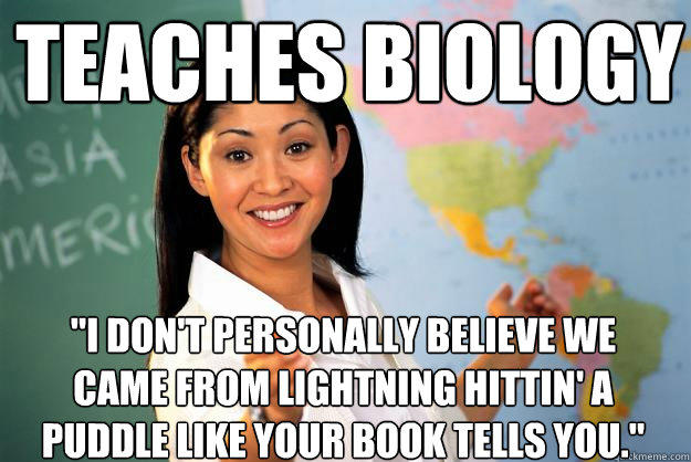 Teaches biology 