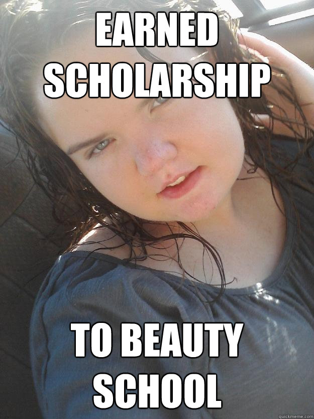 Earned Scholarship To Beauty School   High Hopes Hannah