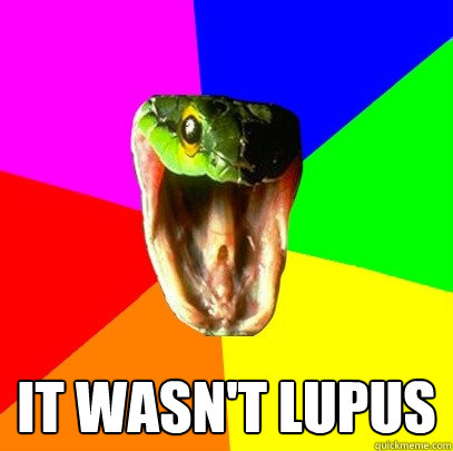 It wasn't Lupus  Spoiler Snake